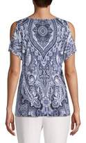 Thumbnail for your product : INC International Concepts Embellished Cold-Shoulder Top