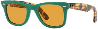 Ray-Ban Polarized Sunglasses, RB2140 Wayfarer Pop