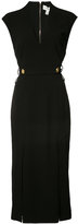 Thumbnail for your product : Rebecca Vallance v-neck fitted dress