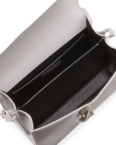 Thumbnail for your product : Saint Laurent Cassandra Medium Grain de Poudre Tech Top-Handle Shoulder Bag