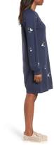 Thumbnail for your product : Caslon Embroidered Sweatshirt Dress