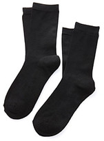 Thumbnail for your product : Relativity Flat Knit Pillow Sole Socks 2-Pack