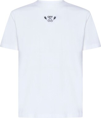 【関税&送料込】Off-White T-Shirt With Logo Off-White Allover Print T-Shirt XS
