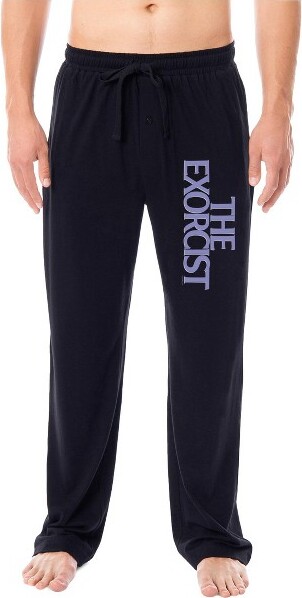 Intimo IntimoTheExorcistMen'sMovieTitleLogoSleepLoungePajamaPantsForAdults(Small)Black