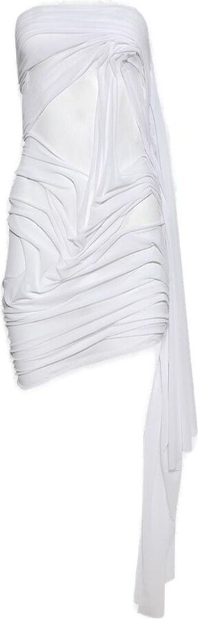 Di Petsa Wet Look Mini Dress