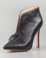 Thumbnail for your product : Pour La Victoire Camille Pointy-Toe Lace-Up Bootie