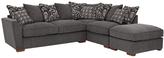 Thumbnail for your product : Tottenham Hotspur Newport Right Hand Corner Group Sofa with Footstool