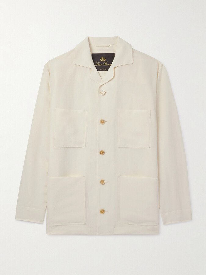 Loro Piana Joele Linen and Silk-Blend Overshirt