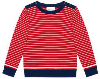 Gucci Children's striped wool sweater