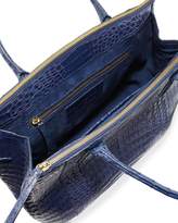 Thumbnail for your product : Nancy Gonzalez Nix Medium Crocodile Zip Tote Bag
