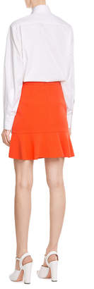 Emilio Pucci Wool Skirt with Back Ruffle