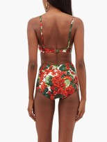 Thumbnail for your product : Dolce & Gabbana Portofino Floral-print Balconette Bikini Top - Red Print