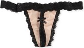 Thumbnail for your product : Hanky Panky After Midnight Racy Illusion Crotchless G-String 251302 - Mocha/Black