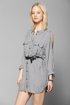 Thumbnail for your product : BDG Drapey Cold Shoulder Button-Down Shirt