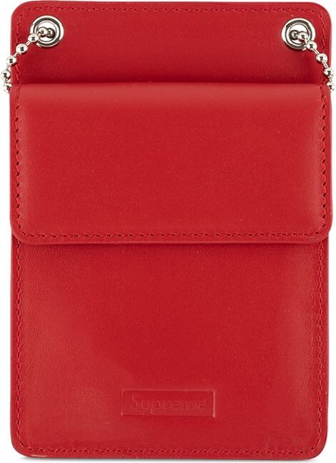 supreme leather id holder