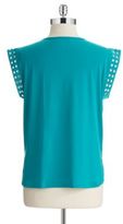 Thumbnail for your product : MICHAEL Michael Kors Stud Accented Blouse