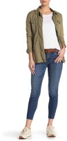 Thumbnail for your product : KUT from the Kloth Donna Raw Hem Ankle Skinny Jeans