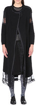 Thumbnail for your product : Comme des Garcons Sheer-panel wool cardigan