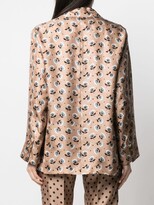 Thumbnail for your product : Alberto Biani Floral Single-Breasted Silk Blazer