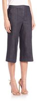 Thumbnail for your product : Lafayette 148 New York Denim Twill Kenmare Culottes