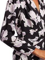 Thumbnail for your product : Rebecca Taylor Blossom Long-Sleeve Silk-Blend Dress
