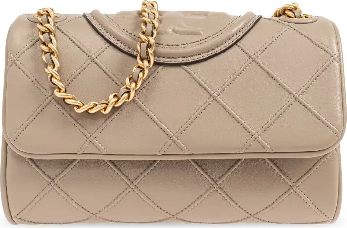 Tory Burch small Fleming diamond-quilted shoulder bag