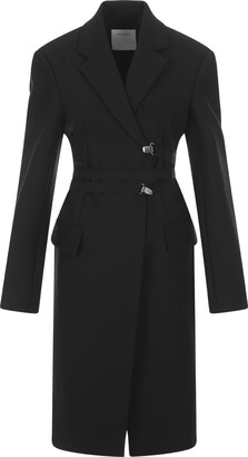 Sportmax Black Assiro Coat
