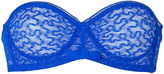 Thumbnail for your product : Princesse Tam-Tam Ygaze Strapless Bandeau Bra in Blue Eclipse