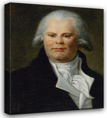 Alcott Hill "Portrait of Georges Danton" by Constance-Marie Charpentier - Gallery Wrap Canvas Wall Art