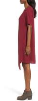 Thumbnail for your product : Eileen Fisher Asymmetrical Silk Shift Dress