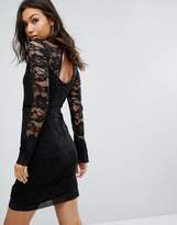 Thumbnail for your product : Lipsy Lace Long Sleeve Mini