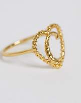 Thumbnail for your product : Reclaimed Vintage inspired gold plated C initial ring