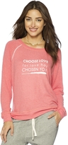 Thumbnail for your product : Peace Love World Choose Love Oversized Comfy Top