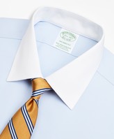 Thumbnail for your product : Brooks Brothers Stretch Milano Slim Fit Dress Shirt, Non-Iron Contrast Pinpoint Ainsley Collar French Cuff