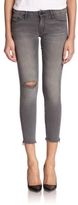 Thumbnail for your product : Mother The Looker Distressed Skinny Ankle Jeans