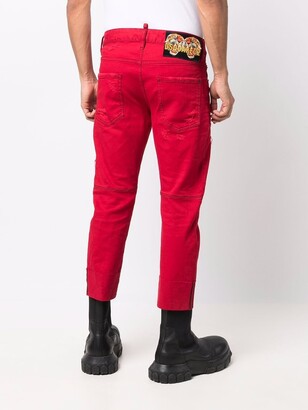 DSQUARED2 Cropped Tapered Jeans