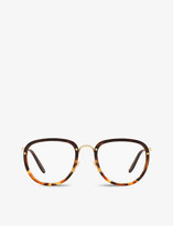 Thumbnail for your product : Gucci GG0675O rectangle-frame acetate eyeglasses