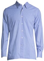 Thumbnail for your product : Canali Dotted-Print Cotton Button-Down Shirt