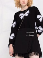 Thumbnail for your product : RED Valentino Point D'esprit Trim Skirt