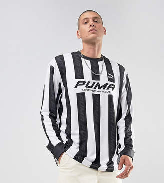 Puma Retro Soccer Jersey In Black Exclusive to ASOS 57660201