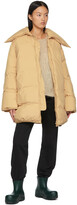 Thumbnail for your product : By Malene Birger Beige Down Claryfame Coat