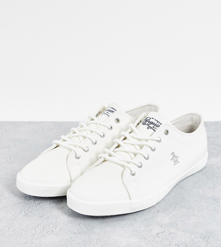 penguin trainers white
