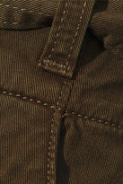 Thumbnail for your product : Veronica Beard East Belted Cotton-blend Twill Shorts
