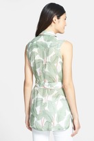 Thumbnail for your product : Foxcroft Print Sleeveless Shaped Tunic (Petite)