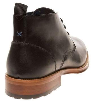 Sole New Mens Black Space Leather Boots Chukka Lace Up