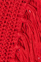 Thumbnail for your product : Melissa Odabash Riri fringed crocheted coverup