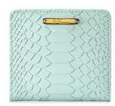 Thumbnail for your product : GiGi New York Mini Python-Embossed Leather Bi-Fold Wallet