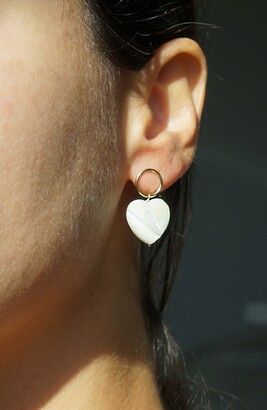 Kozakh Heart Drop Earrings