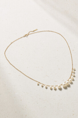 Mizuki 14-karat Gold Pearl Necklace - one size