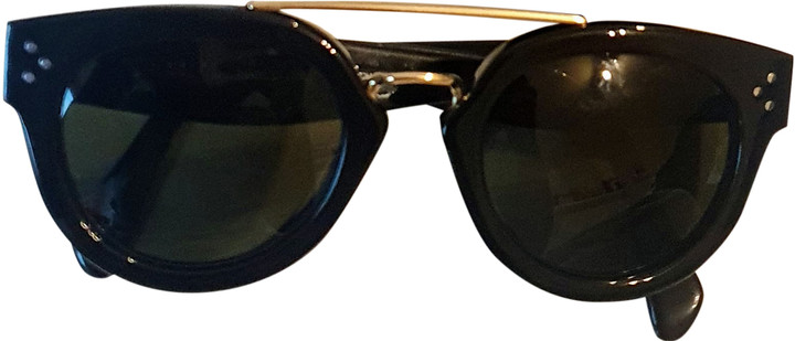 Celine Black Plastic Sunglasses